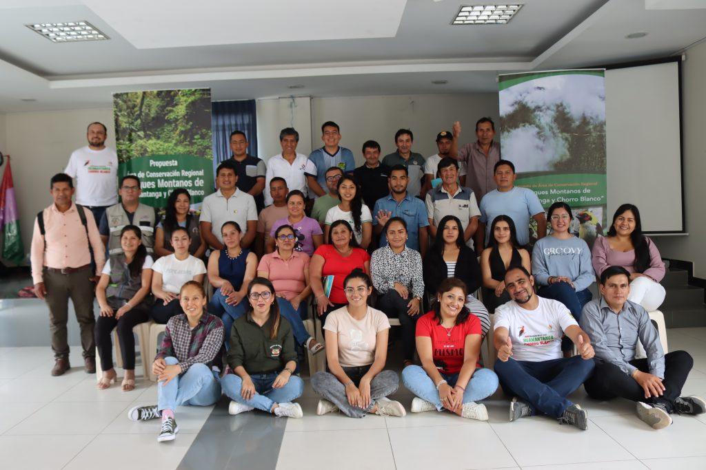 Representatives from Chontalí, Colasay, San José del Alto, Huabal, and Jaén after forming the Promotion Committee to advocate for social recognition of the RCA