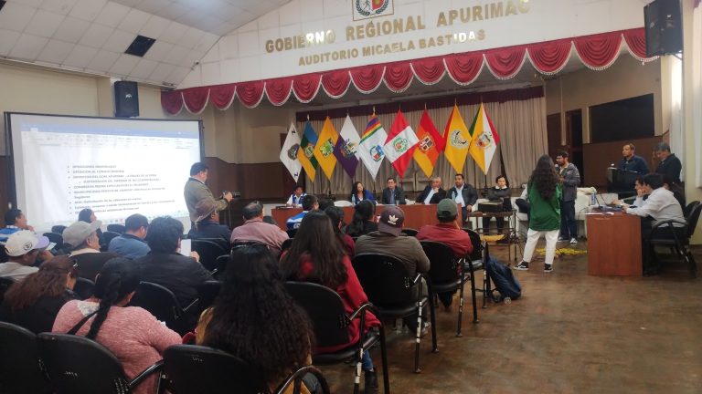 Formation of the Multisectoral Commission for the Defense of Water Resources in the Apurímac Region © IDMA