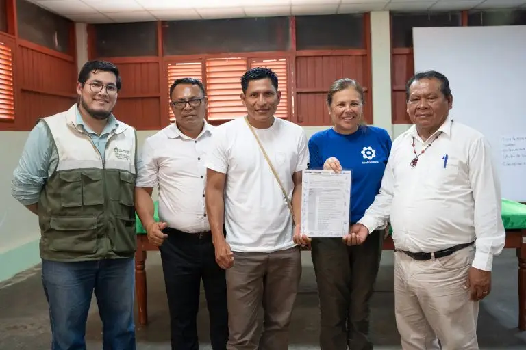 Representatives of the Awajún and Wampis peoples appointed to the Technical Committee for Forest Zoning in the Amazonas region